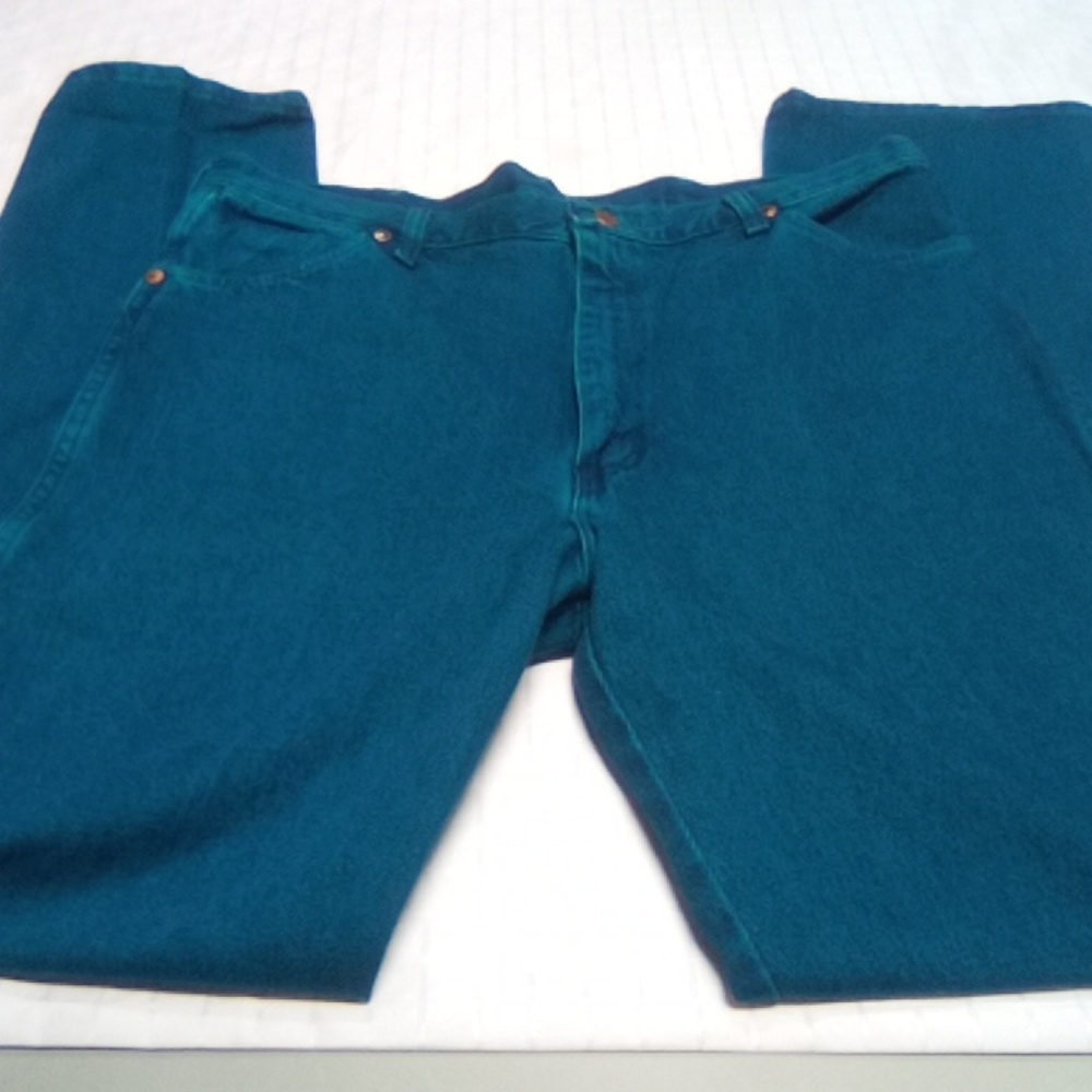 Men's Vintage Wrangler Jeans 38x36 - Cowboy Cut